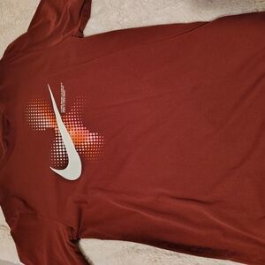 Nike Red Short Sleeve Performance Tee